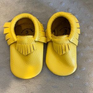 Yellow Freshly picked moccasins